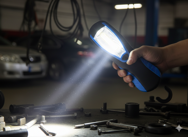 FLASHLIGHT WITH HANGING DISPLAY=12 PCS