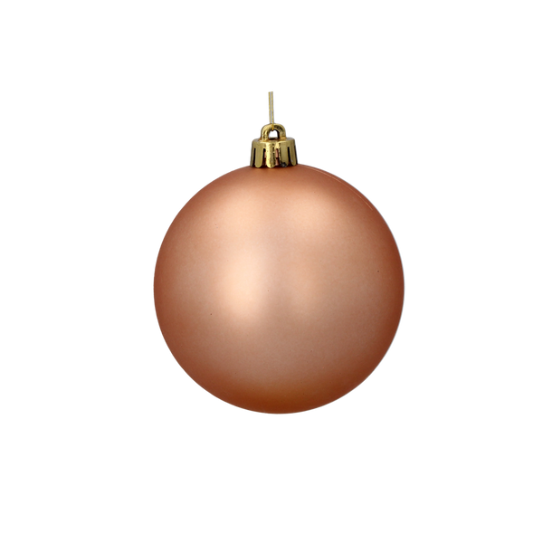 SET OF 20 BAUBLES 8 CM OLIVE/COPPER/GRAPHITE MIX DESIGNS