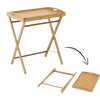 Skladajúci sa bambusový stolík - tácka 49 x 35 x 59 cm *6569