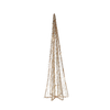 Vianočná dekorácia - LED kuželový stromček 50 cm zlatý *6383