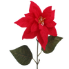 ARTIFICIAL FLOWER - POINSETTIA 65 CM RED