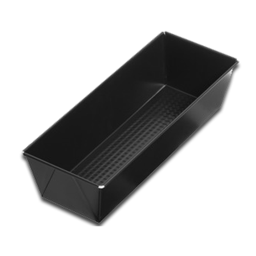 BLACHA FAKTUROWANA 35X11X7,5CM Z WARSTWĄ OCHRONNĄ NON-STICK CZARNA *1654