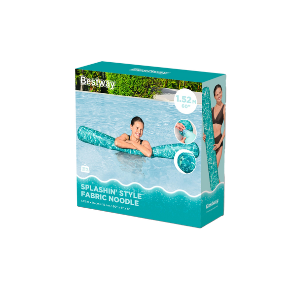 60" x 6" x 6"/1.52m x 15cm x 15cm Splashin' Style Fabric Noodle