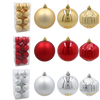 KPL. 16 BOMBEK 8 CM RED / GOLD / SILVER *3788