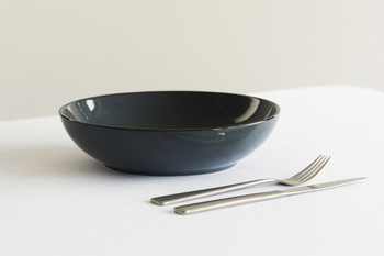 HLUBOKÁ TALÍŘ 19,5 CM KERAMICKÝ OBLÝ "GLAZE" balení=6ks *8894