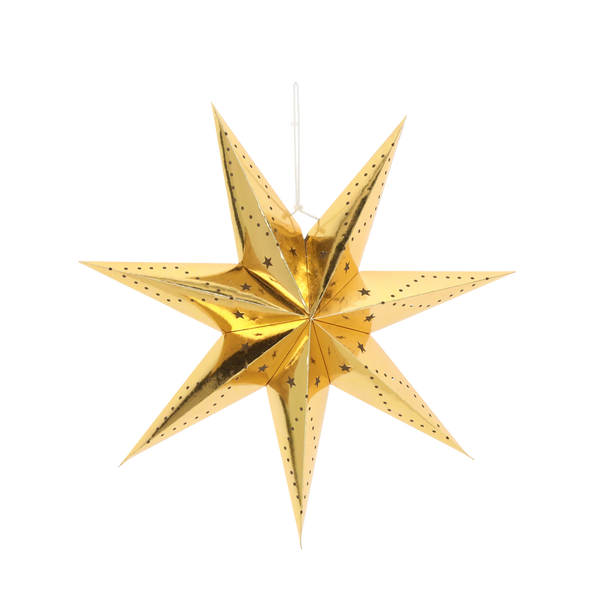 GWIAZDA DEKORACYJNA PAPIEROWA 60 CM MIX KOLORÓW *9089