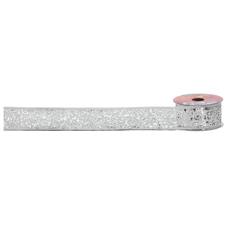 VÁNOČNÍ DEKORATIVNÍ STUHA 3,8 CM x 2,7 M MIX BARVY bal=24ks *4741