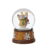 CHRISTMAS SNOWBALL - GINGERBREAD DECORATION 4.5 X 4.5 X 6.5 CM MIX OF PATTERNS disp=12pcs *5690