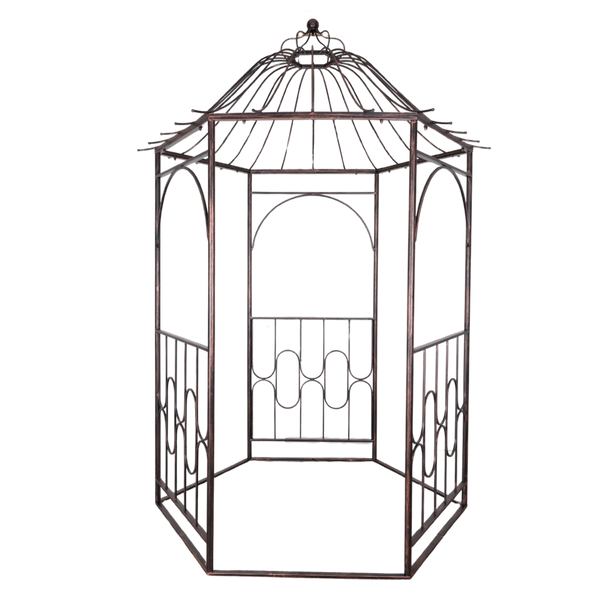 ALTANA OGRODOWA 180 x 156 x 275 CM ANTYCZNY BRĄZ *1425