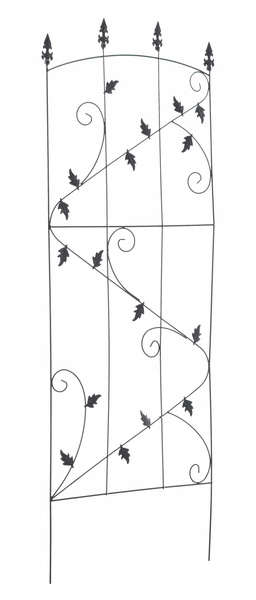 Grid / support for plants 60 x 167 cm black