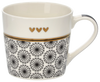 Porcelánový hrnek 400 ml větvičky se zlatým vzorem balení=12ks *7932