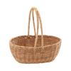 RATANOVÝ KOŠ 32 x 25 x 12/31 CM S UCHYTNÝM - PRÍRODNÝ *8734