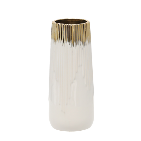 VAS CERAMIC 10 x 10 x 25 CM AURIE-BEJ *3406
