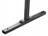 FOLDABLE BENCH L 86 CM WITH FOOT - BLACK