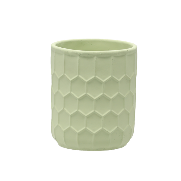 Acoperitoare din ciment pentru ghiveci 13.5 x 13.5 x 16 CM plăcuță de miere verde *1312