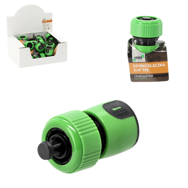 3/4" WATERSTOP HOSE CONNECTOR W/TPR COATED