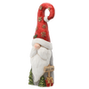 FIGURKA BOŻONAR. - SKRZAT W CZAPCE MIKOŁAJA 22 X 21 X 66 CM LED *0851