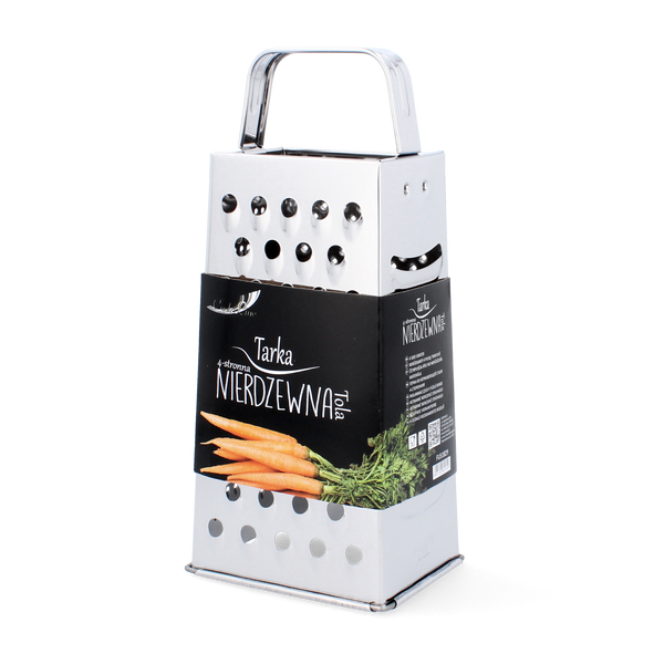 STAINLESS STEEL 4-SIDED GRATER TOLA H: 23,5 CM PACK=12PCS