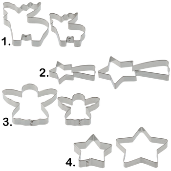 SET OF 2 PCS LARGE AND SMALL CUTTERS