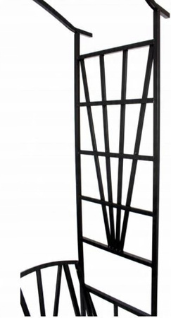 PERGOLĂ DE GRĂDINĂ CU BANCĂ 114 x 45 x 208 CM *6085