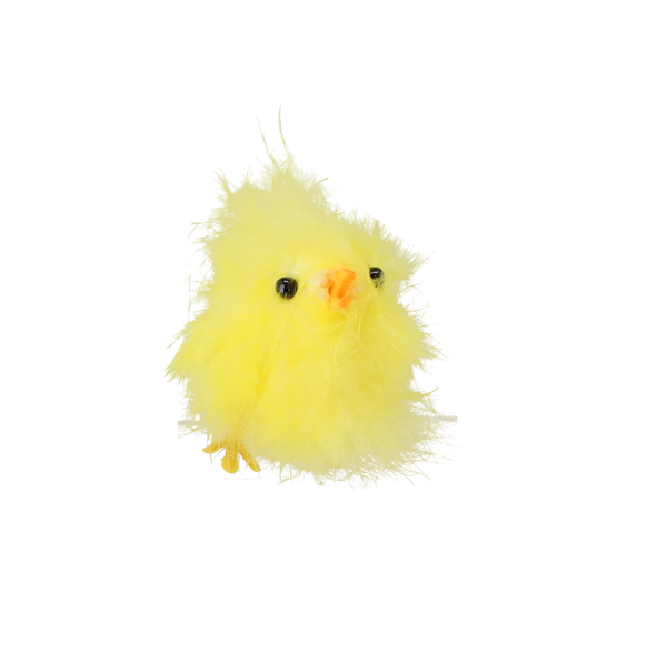 SET OF 10 CHICKENS YELLOW/WHITE