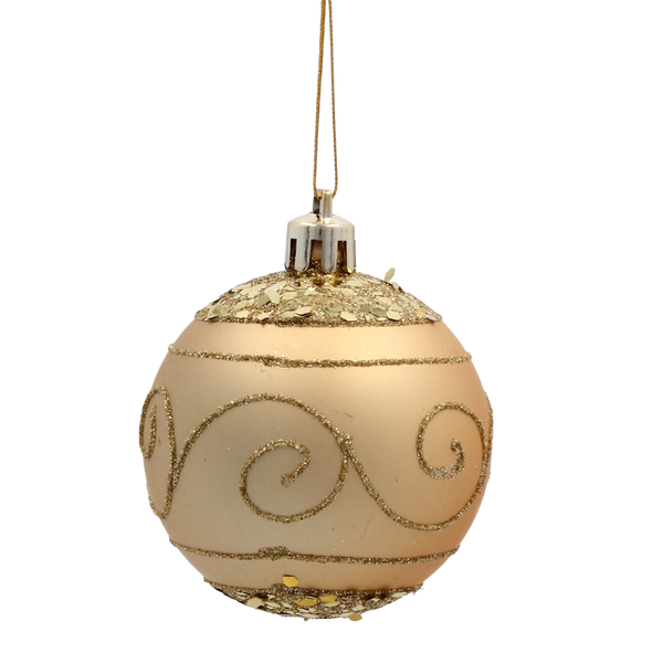 SET OF 33 CHRISTMAS BAUBLES RED, SILVER, GOLD