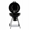 CHARCOAL KETTLE BBQ WITH LID, ASH PAN AND WHEELS 66 x 57 x 85 CM