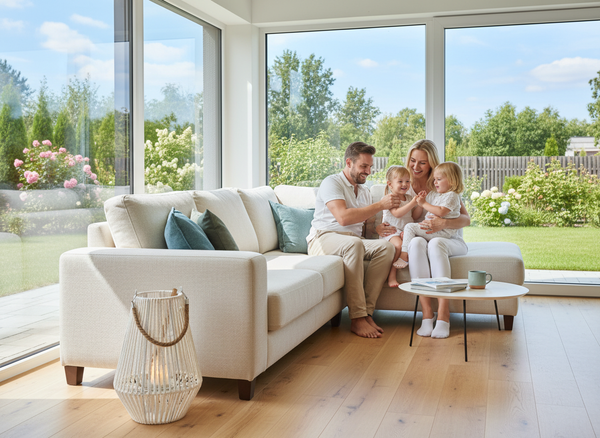 LAMPION H-35 CM BIAŁY Z WKŁADEM SZKLANYM