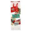 CHRISTMAS GIFT WINE BAG PINK 36 x 12 x 10 CM