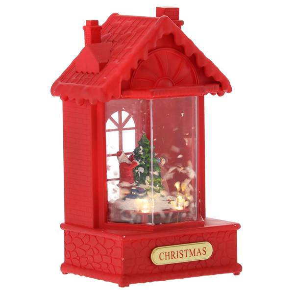CHRISTMAS DECORATION LED - RED HOUSE
