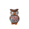GARDEN FIGURINE - OWL WITH GLOWING EYES 13,5 x 12 x 20,4 CM LED pack=2 pcs