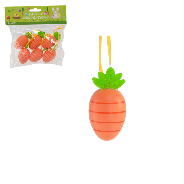 KPL. 6 MORCOVI 3 x 4 CM CU CÂRLIG *7992