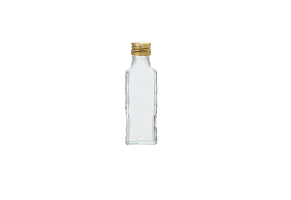 BUTELKA MOSKWA 100 ML + ZAKRĘTKA FI 28 ZGRZ=12 SZT *7980