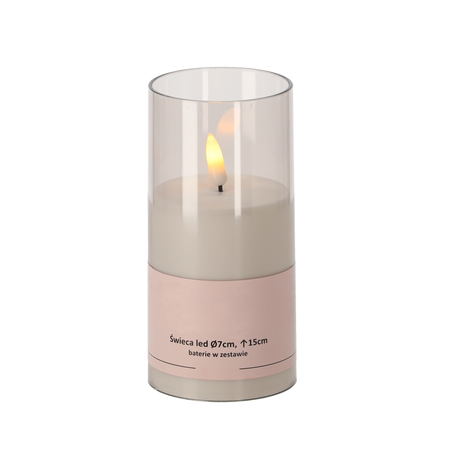 CANDLE LED ÎN TUB 15CM DIA.7CM*7859