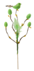 VELIKONOČNÍ DEKORACE NA PIKU - VĚTEV S PTÁČKEM A VAJÍČKY 24 CM MIX 4 BAREV *9571