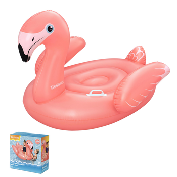Bestway 54" x 42"/1.38m x 1.07m Fancy Flamingo Ride-On