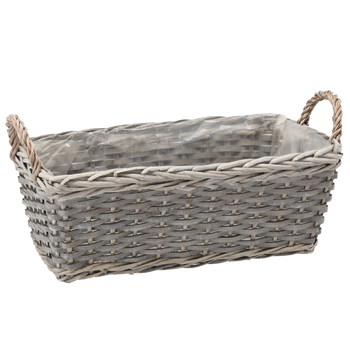 COȘ WICKER RECTANGULAR 42 X 21 X 15 CM *9209