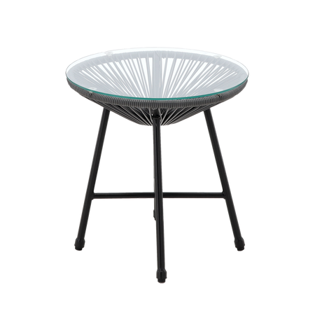 SET DE MOBILĂ PENTRU GRĂDINĂ (2 SCAUNE, MASĂ) - GRAY *3446