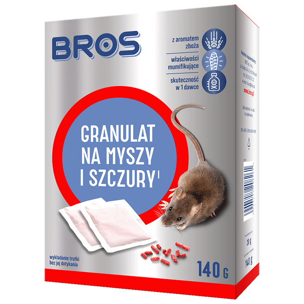 GRANULAT NA MYSZY I SZCZURY 140G*8261