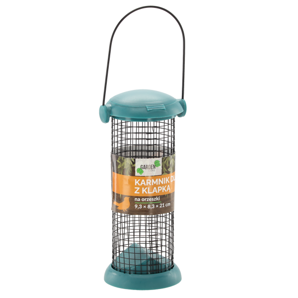 KRMÍTKO PRO PTÁKY S KRYTEM 9,3 X 8,3 X 21 CM *7977