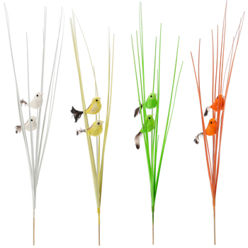 ORNAMENT DE PAȘTE PE PICIOR 55 CM - PISICI ÎN IARBĂ MIX DE CULORI ambalaj=12buc *7770