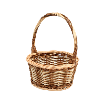 RATTANOVÝ KOŠ 23 x 23 x 11/29 CM S PRÍRODNOU HÉȚOU HNEDÝ *7039