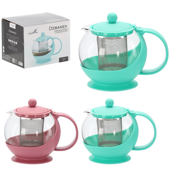 ŽÁROVZDORNÝ KANVICE S INFUZÉREM 750ML *7723
