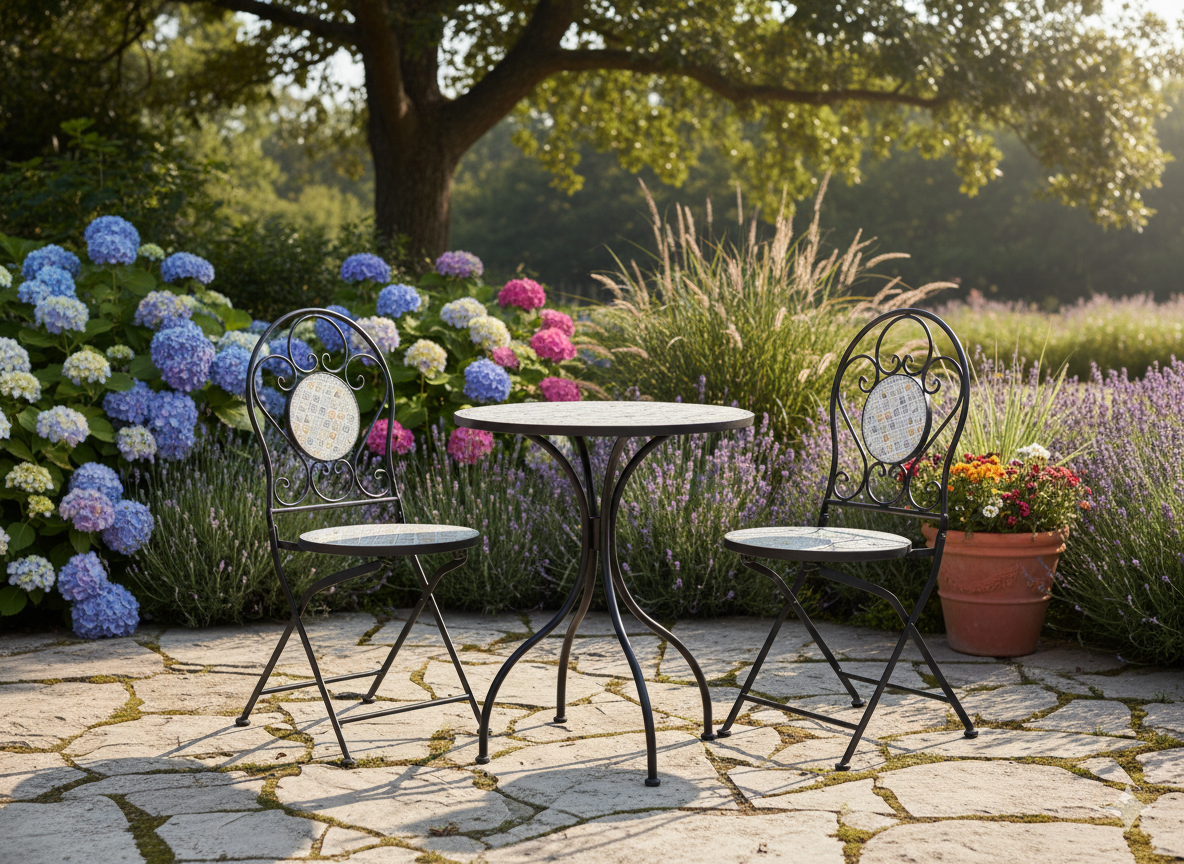 ZESTAW MEBLI OGRODOWYCH METALOWYCH MOZAIKA "LOULOUDIA" STÓŁ + 2 KRZESŁA pol_pl_ZESTAW-MEBLI-OGRODOWYCH-METALOWYCH-MOZAIKA-LOULOUDIA-STOL-2-KRZESLA-4140-9174_5