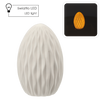 Ceramic egg with LED