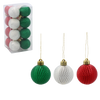 KPL. 16 BOMBEK 4 CM GREEN / RED / WHITE *3634