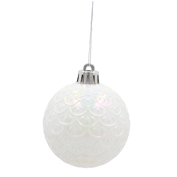 KPL. 16 BOMBEK 6 CM SILVER / WHITE *3726