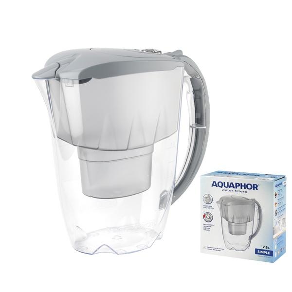 CARAFĂ SIMPLE 2,8 L FĂRĂ INSERT GRAY*7402