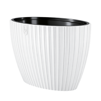 MIKA ELIPSE POT 400MM WHITE*0452