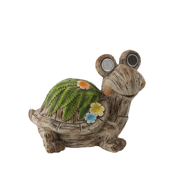 FIGURĂ DE GRĂDINĂ - Țestoasă CU OCHII luminosi 33 x 24 x 25 CM LED *7249